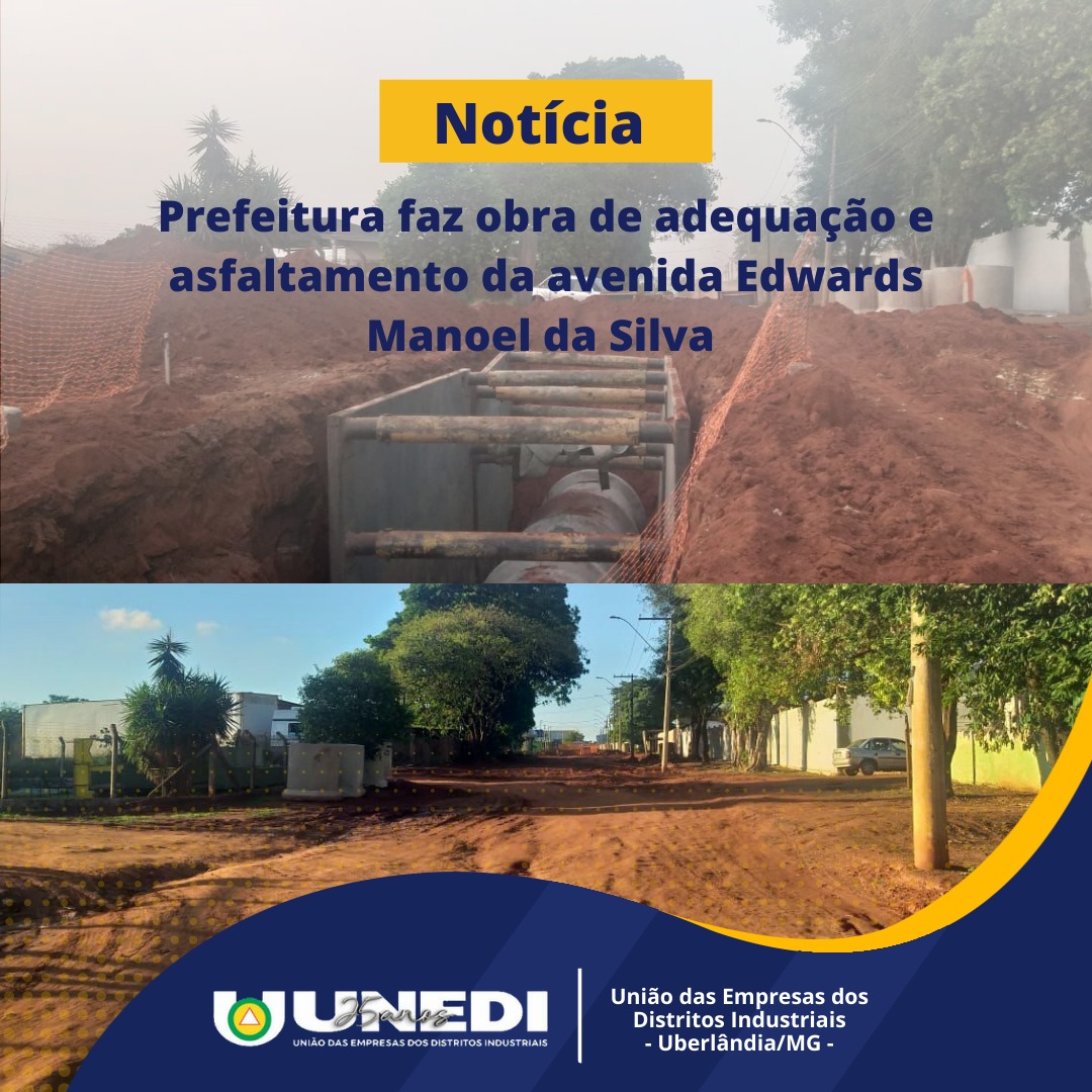 Read more about the article Obras na Avenida Edwards Manoel da Silva