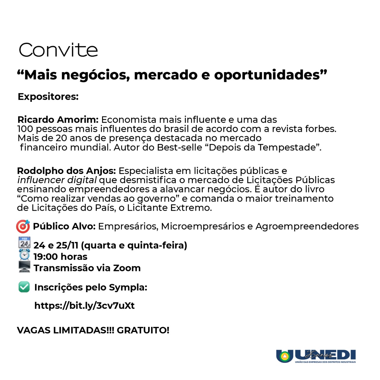 Read more about the article Mais negócios, mercado e oportunidades