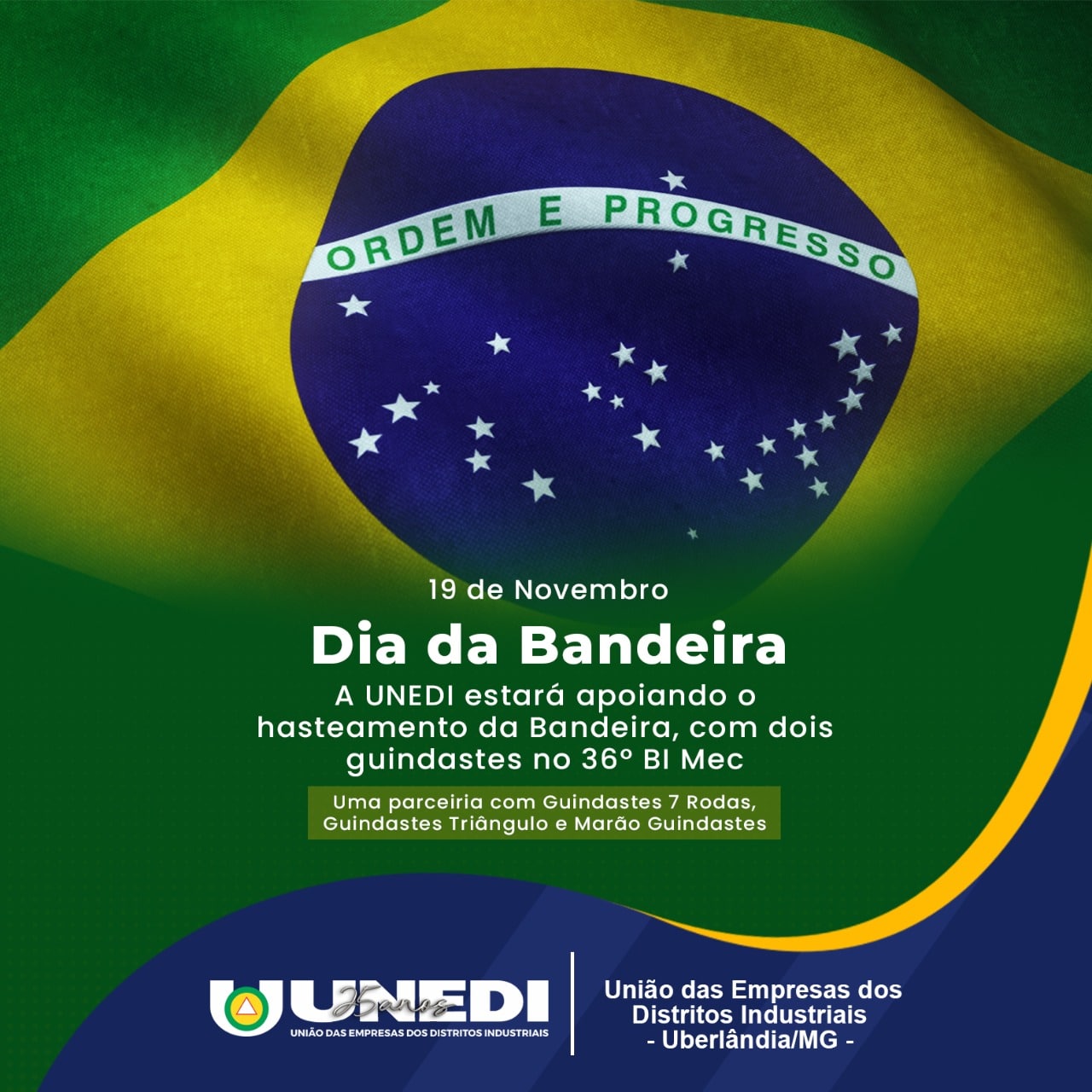 Read more about the article 19 de Novembro dia da Bandeira Nacional